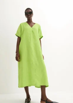 Kaftan-Kleid aus reinem Leinen