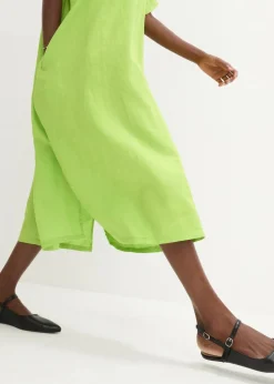 Kaftan-Kleid aus reinem Leinen