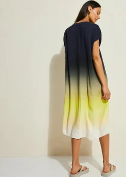 Kaftan-Kleid aus Viskose