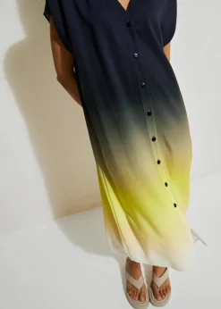 Kaftan-Kleid aus Viskose