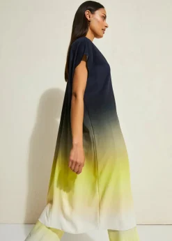 Kaftan-Kleid aus Viskose