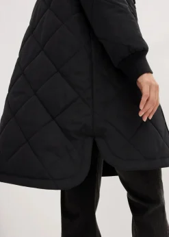 Kapuzen-Kurzmantel mit Steppung