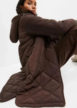 Kapuzen-Kurzmantel mit Steppung