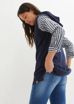 Kapuzen-Pullunder, oversized