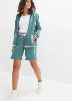 Kapuzen-Sweatjacke aus reiner Bio-Baumwolle