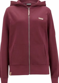 Kapuzen-Sweatjacke aus reiner Baumwolle