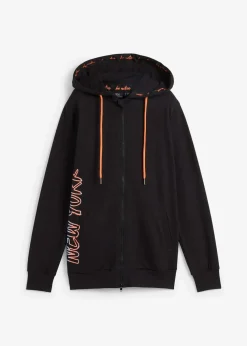 Kapuzen-Sweatjacke aus reiner Baumwolle