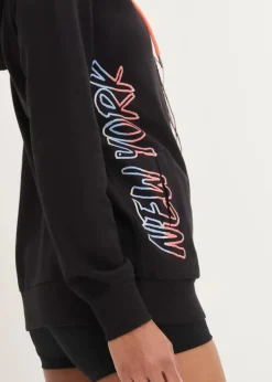 Kapuzen-Sweatjacke aus reiner Baumwolle