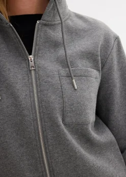 Kapuzen-Sweatjacke mit recyceltem Polyester