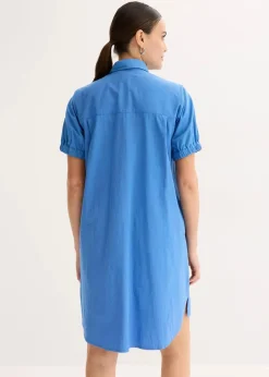 Kleid aus Baumwoll- Popeline