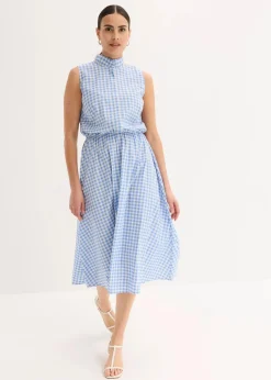 Kleid aus Baumwoll-Popeline