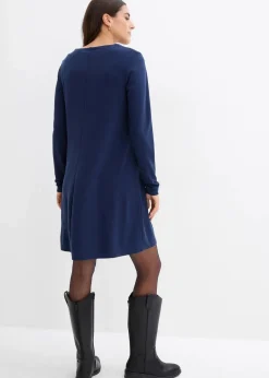 Kleid aus fließendem Viskose-Mix