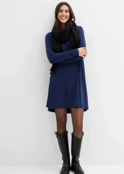 Kleid aus fließendem Viskose-Mix