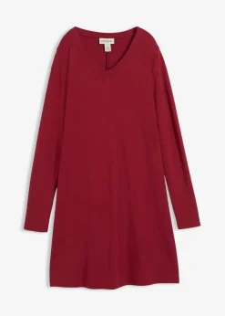 Kleid aus fließendem Viskose-Mix