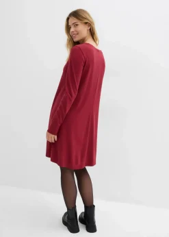 Kleid aus fließendem Viskose-Mix