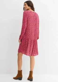 Kleid aus fließender Viskose