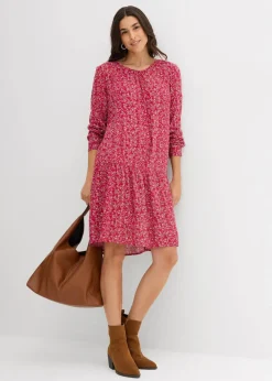 Kleid aus fließender Viskose