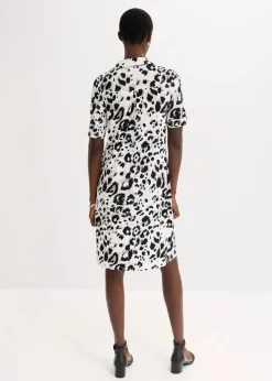 Kleid aus fließender Viskose