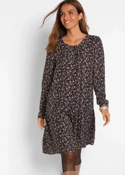 Kleid aus fließender Viskose