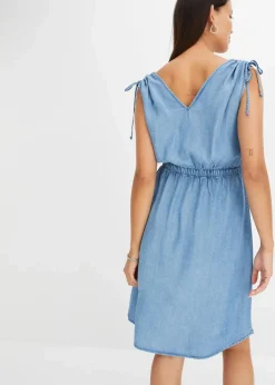 Kleid aus glattem Lyocell