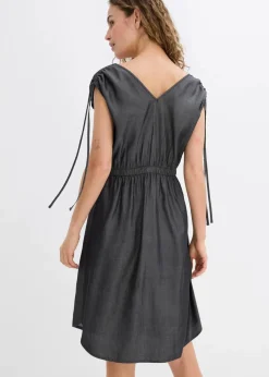 Kleid aus glattem Lyocell