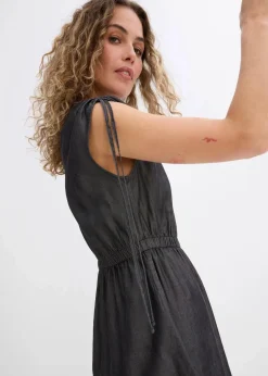 Kleid aus glattem Lyocell