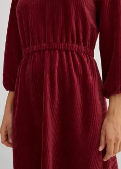 Kleid aus Jersey-Cord