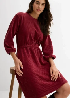 Kleid aus Jersey-Cord