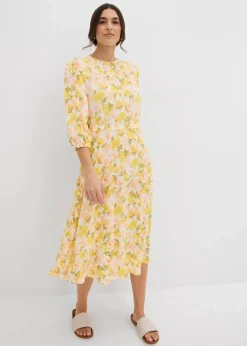 Kleid aus strukturiertem Crinkle