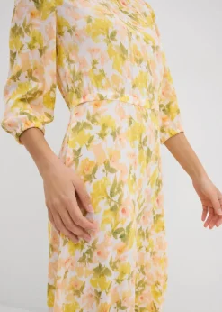 Kleid aus strukturiertem Crinkle