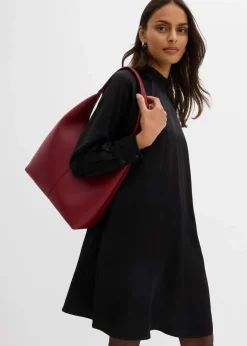 Kleid aus Viskose-Mix