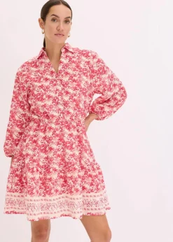 Kleid im Leinen-Look