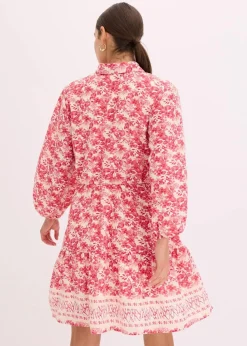 Kleid im Leinen-Look