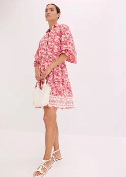 Kleid im Leinen-Look