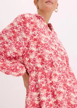 Kleid im Leinen-Look