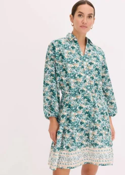 Kleid im Leinen-Look