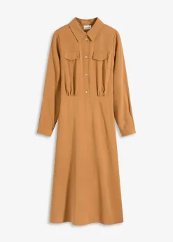 Kleid mit Hemdkragen