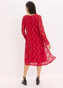 Kleid mit Spitze (2-tlg. Set)