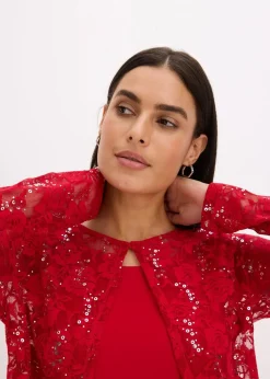 Kleid mit Spitze (2-tlg. Set)