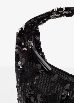 Kleine Handtasche mit Pailletten