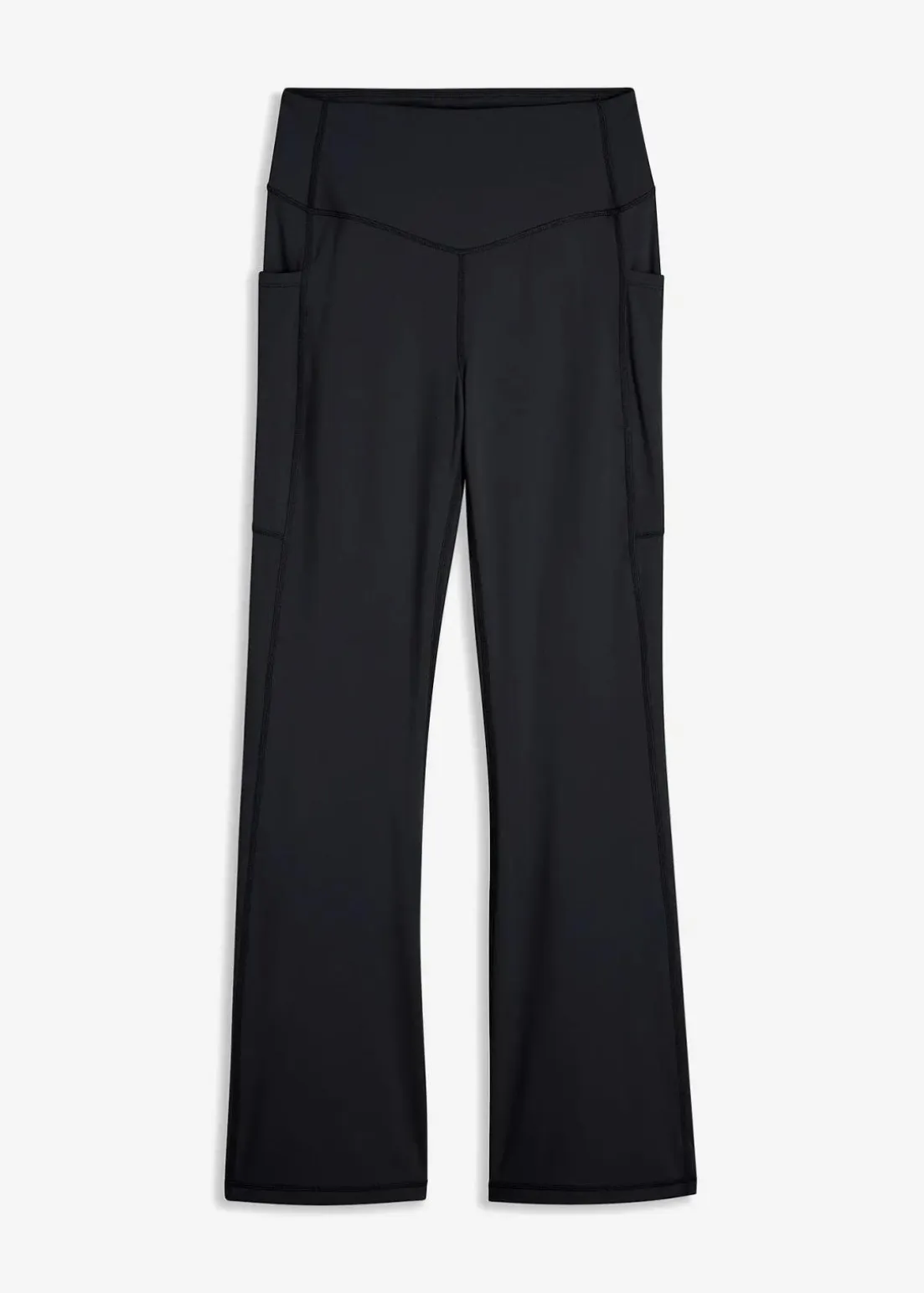 Komfort-Sport-Leggings mit Handytasche, ausgestellt