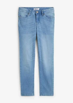 Komfort-Stretch-7/8-Jeans mit Schlitz