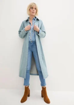 Komfort-Stretch-7/8-Jeans mit Schlitz