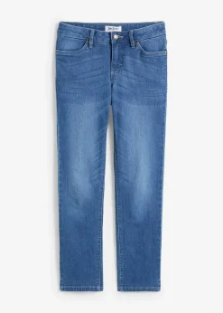 Komfort-Stretch-7/8-Jeans mit Schlitz
