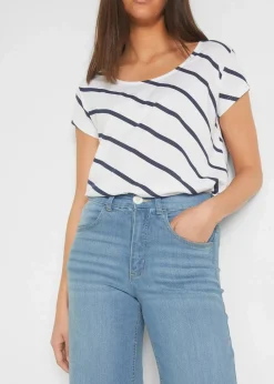 7/8-Komfort-Stretch-Jeans, Wide Fit