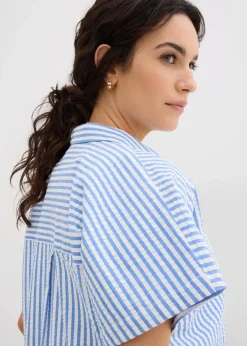 Kurzarmhemd aus Seersucker