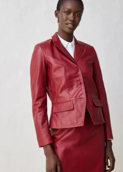 Kurzblazer aus Lammnappa