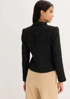 Kurzblazer aus softem Bouclé