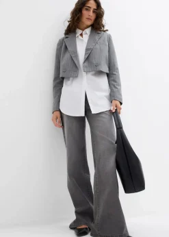 Kurzblazer mit Reverskragen