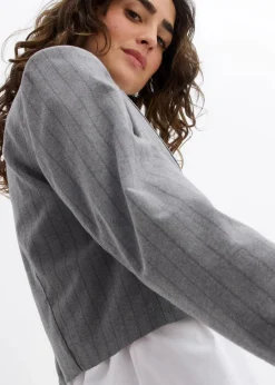 Kurzblazer mit Reverskragen